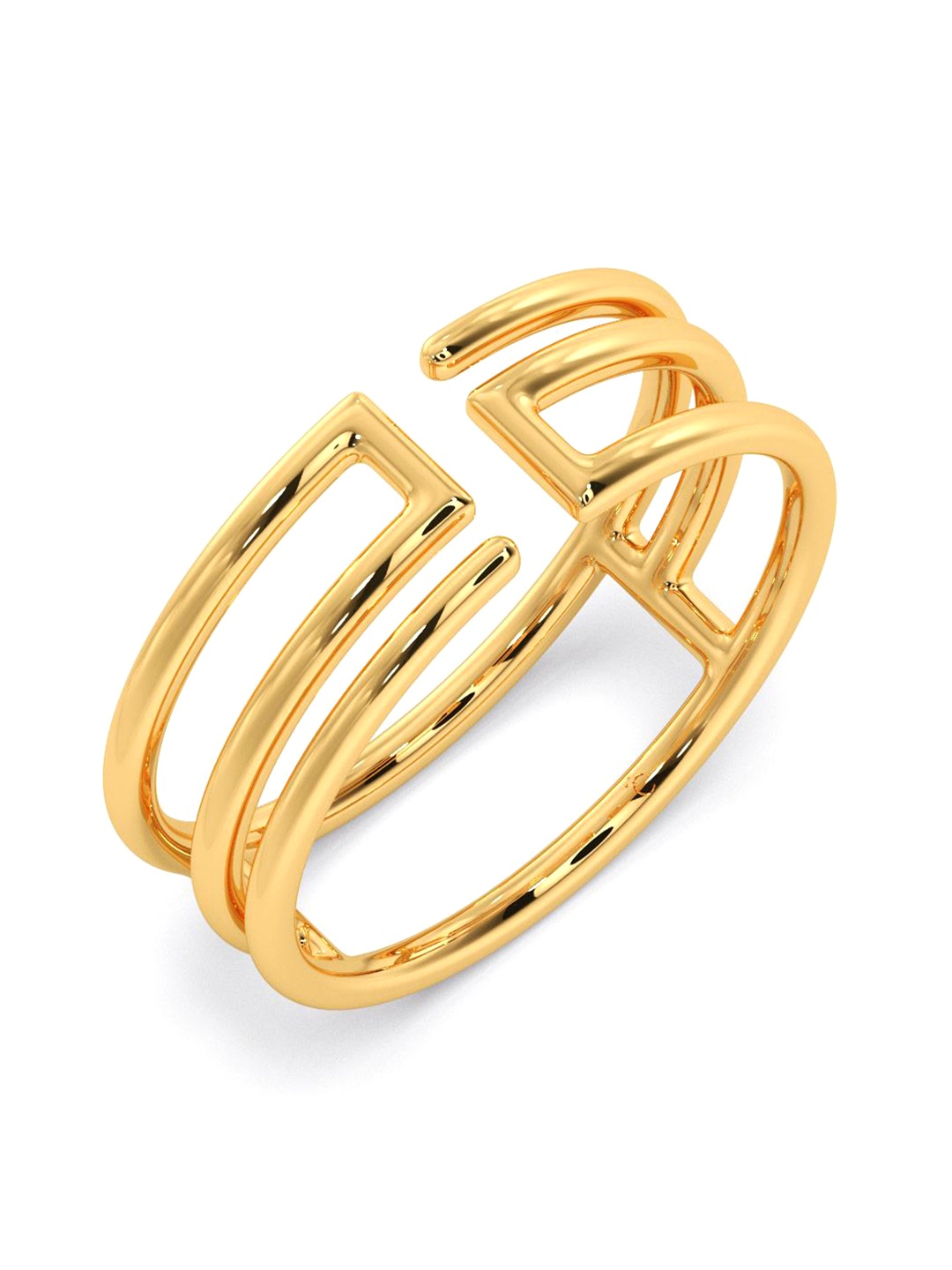 

CANDERE A KALYAN JEWELLERS COMPANY 14KT Gold Ring- 2.42 gm