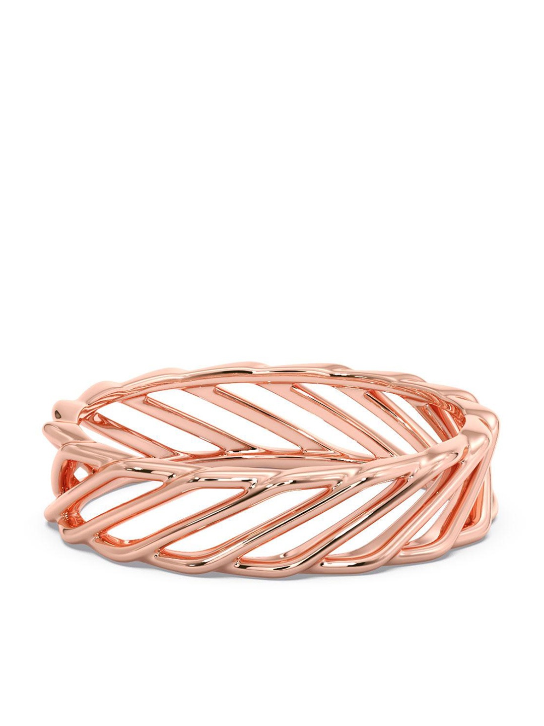 

CANDERE A KALYAN JEWELLERS COMPANY 14KT Rose Gold Ring- 1.77 g