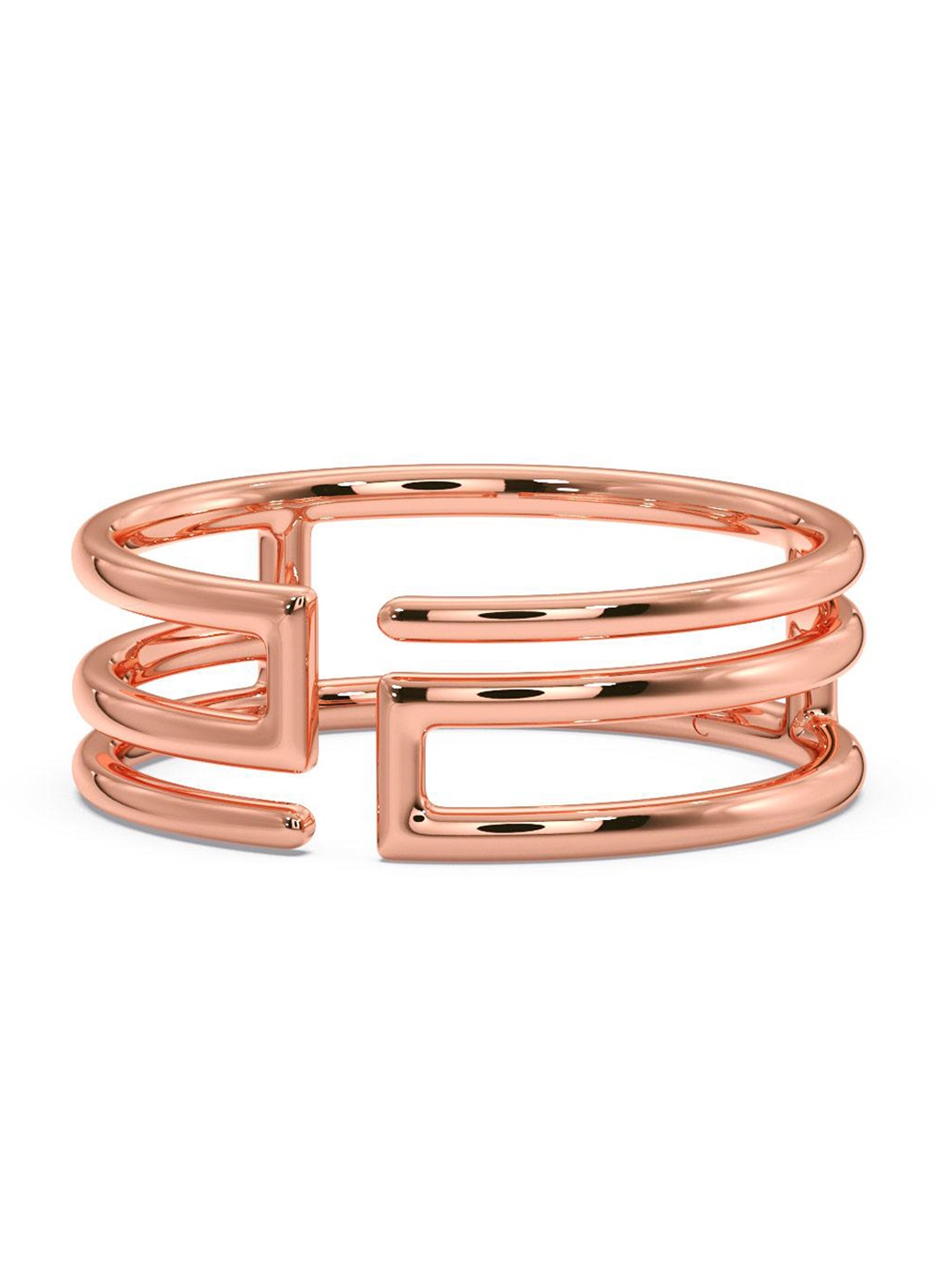 

CANDERE A KALYAN JEWELLERS COMPANY 14KT Rose Gold Ring- 2.46 g