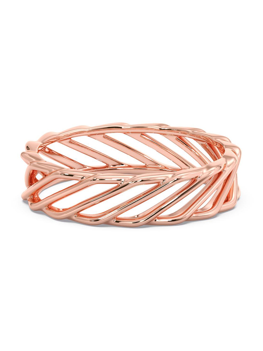

CANDERE A KALYAN JEWELLERS COMPANY 14KT Rose Gold Ring- 1.84 g