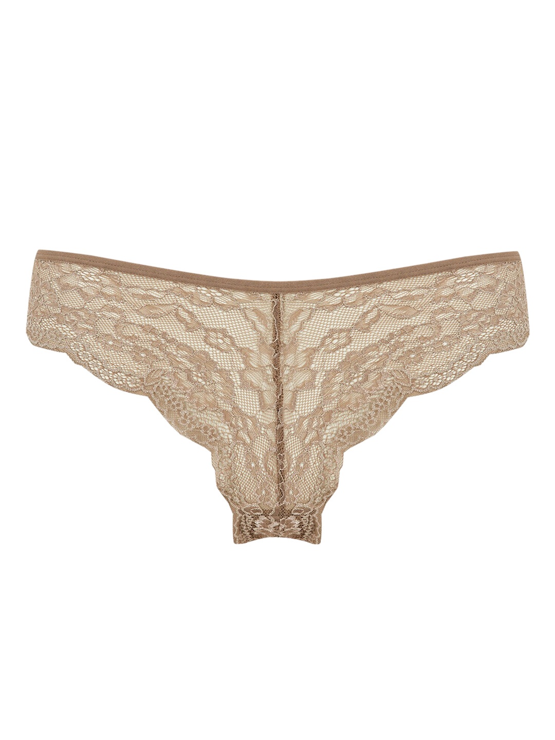 

DeFacto Women Self-Design Basic Briefs, Brown