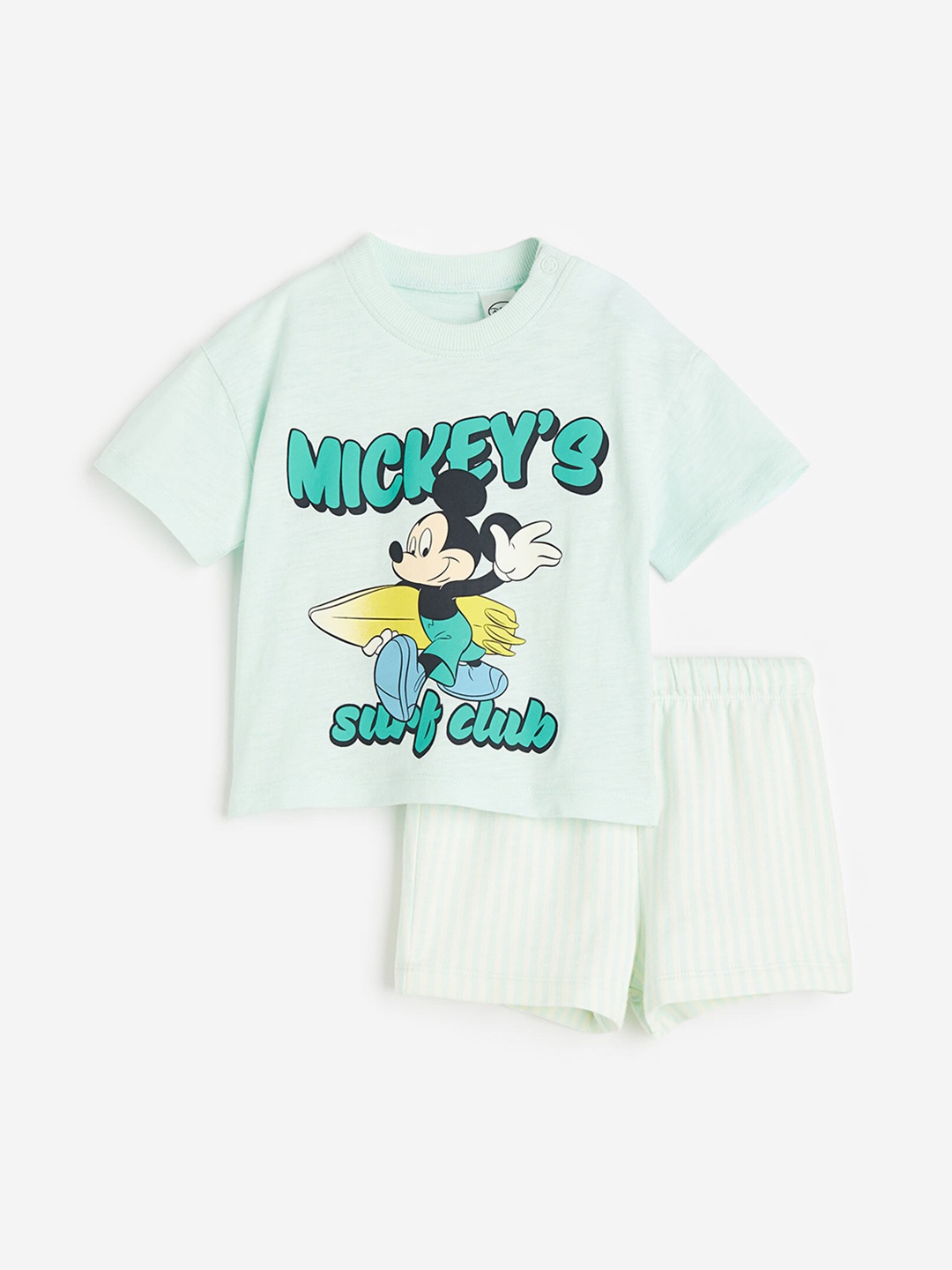 

H&M Boys 2-Piece Printed Set, Green