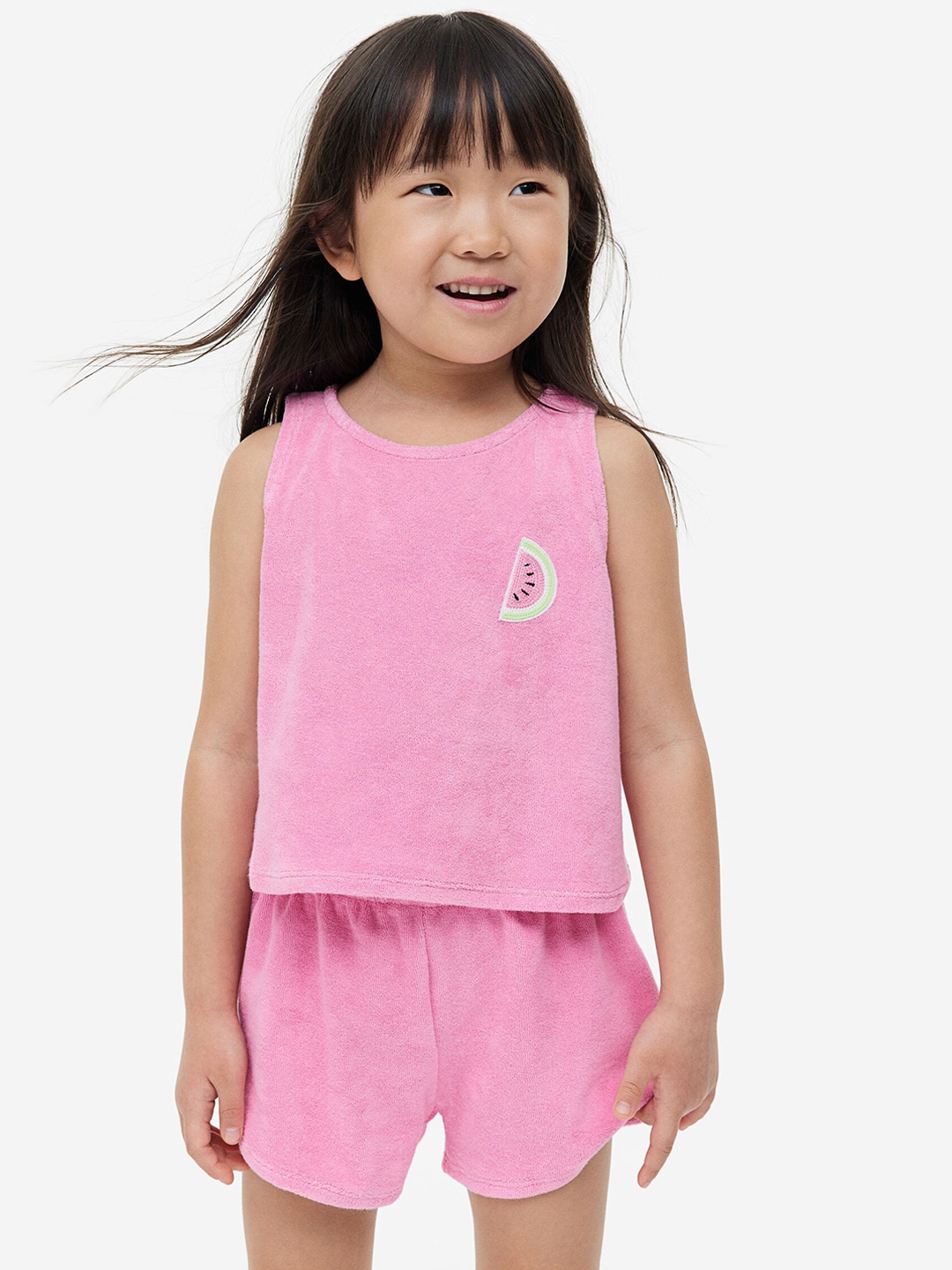 

H&M Girls 2-Piece Terry Set, Pink