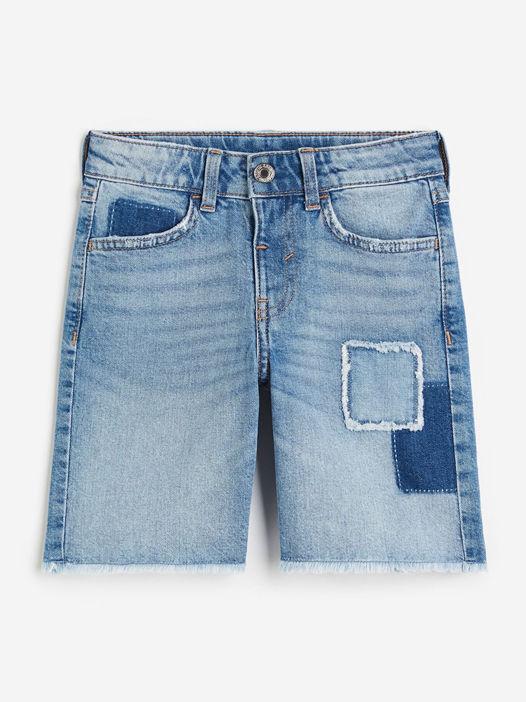 

H&M Boys Loose Fit Denim Shorts, Blue