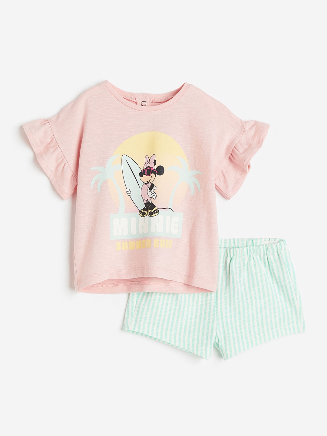 

H&M Girls 2-Piece Printed Set, Pink
