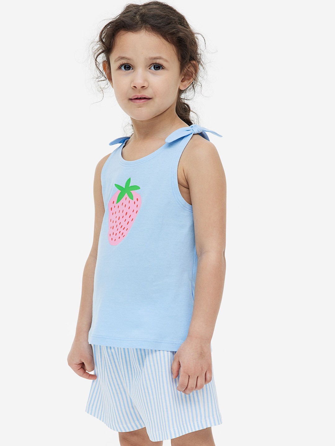

H&M Girls 2-Piece Cotton Set, Blue