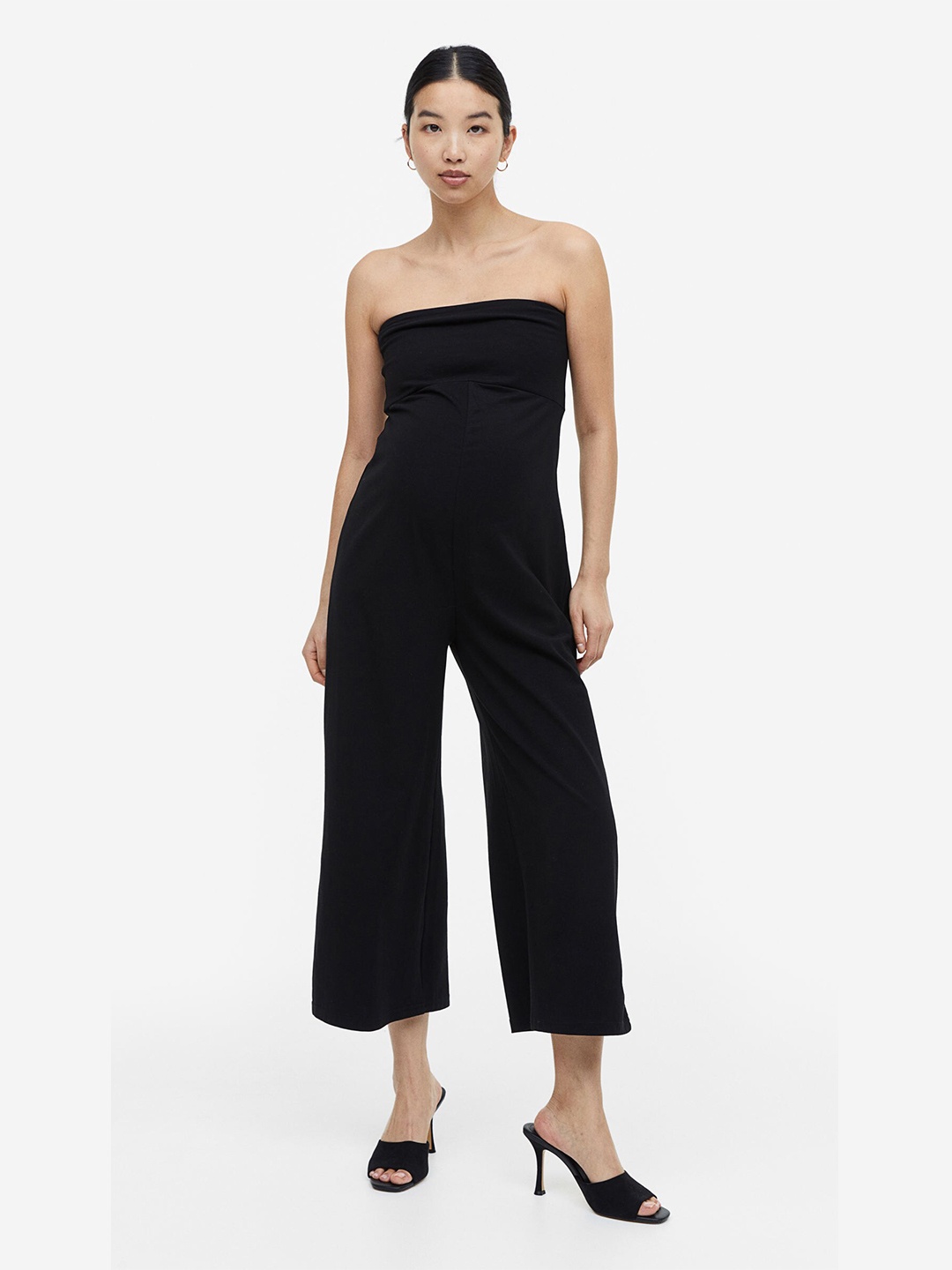 

H&M MAMA Bandeau Jumpsuit, Black