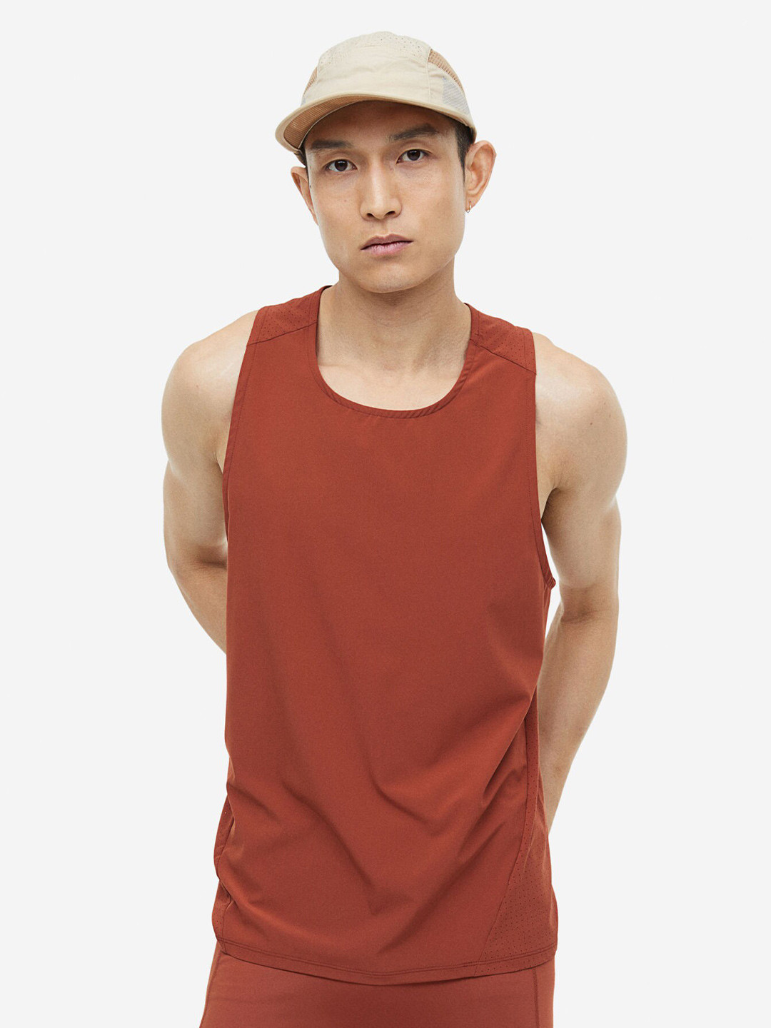 

H&M DryMove Sports Vest Top, Brown