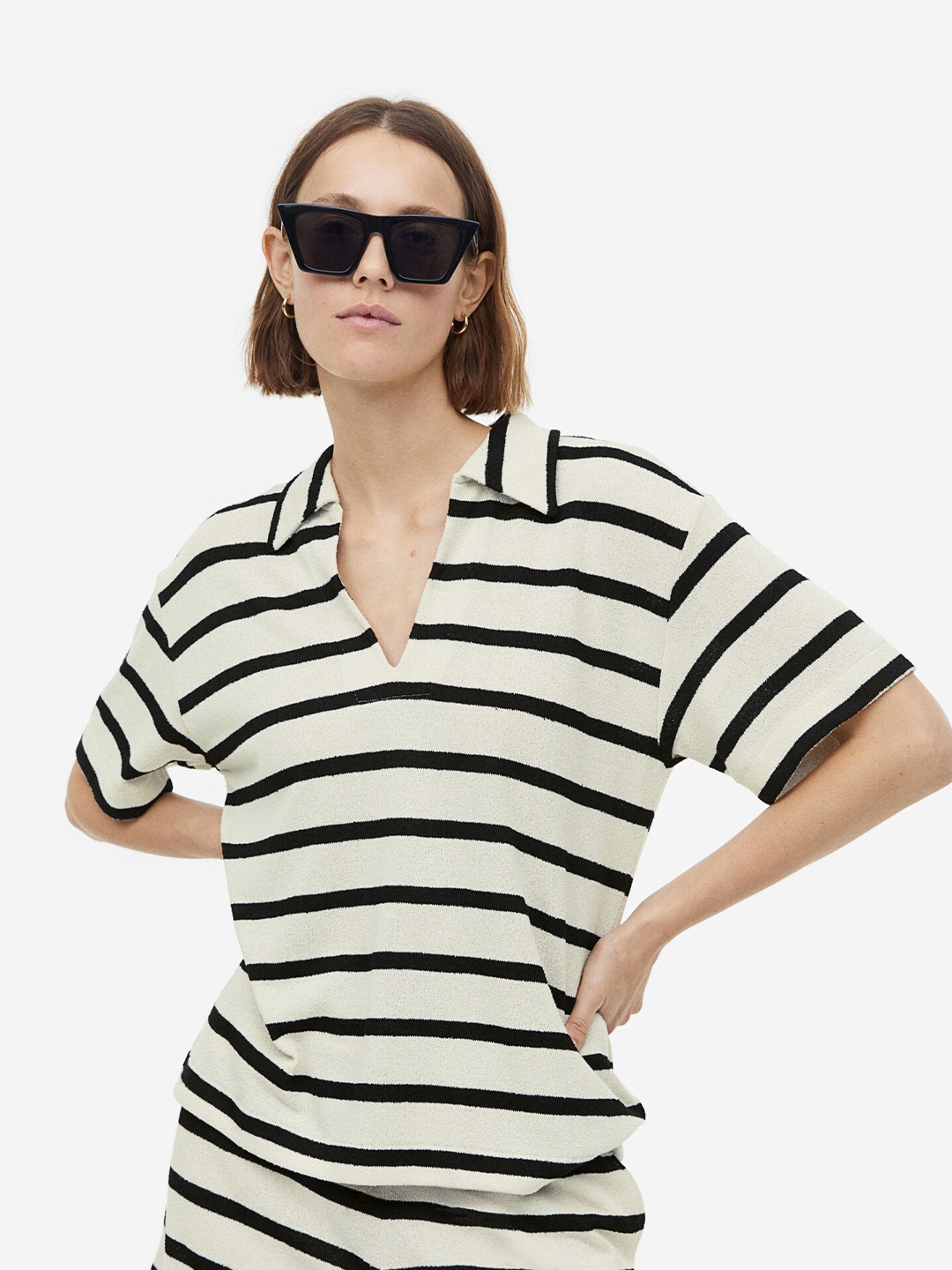 

H&M Collared Top, Multi