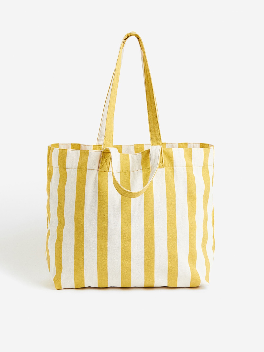 

H&M Canvas Shopper, Yellow