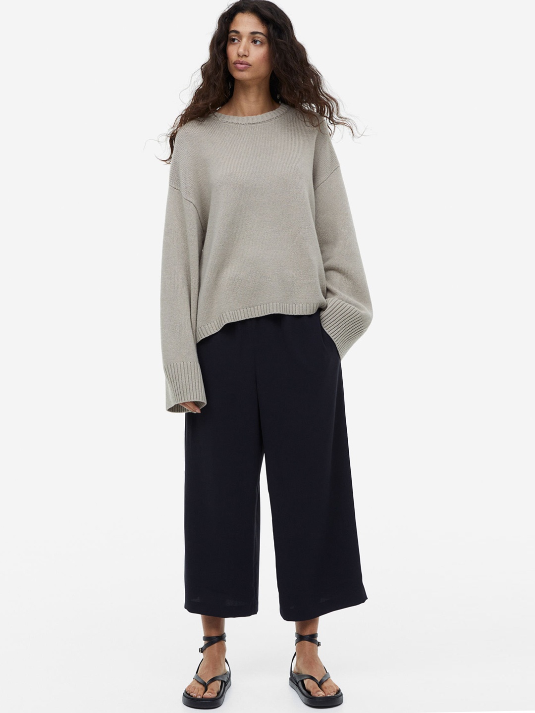 

H&M Women Culottes, Navy blue