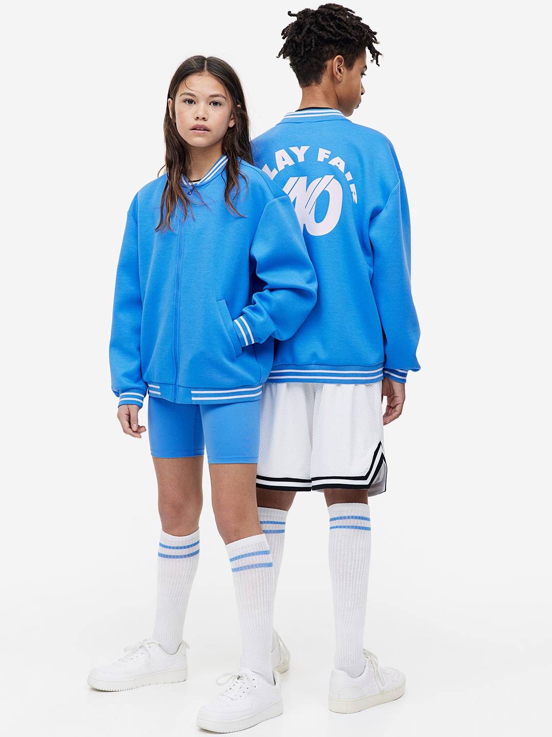 

H&M Boys DryMove Baseball jacket, Blue