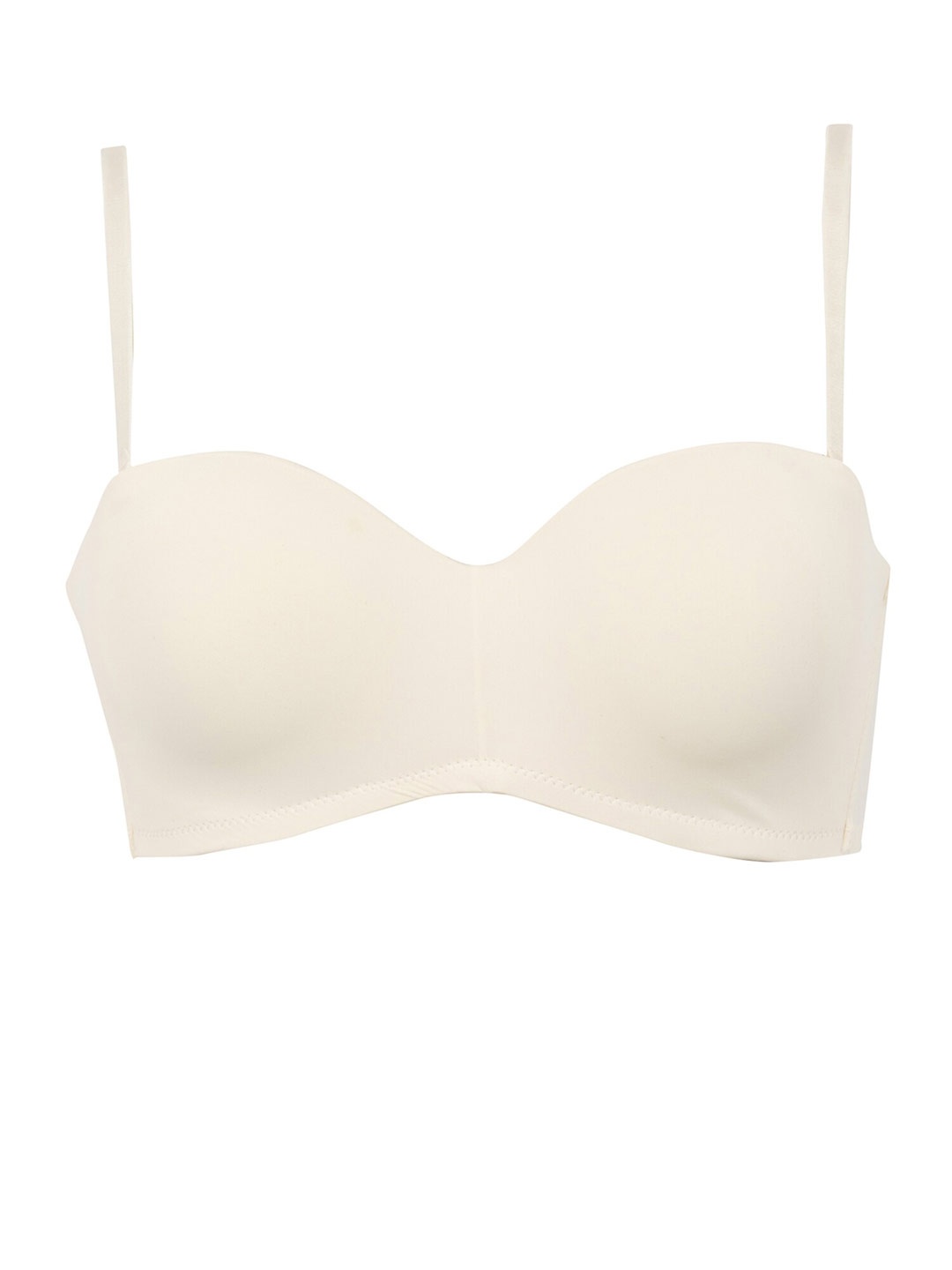 

DeFacto Padded Seamless Medium Coverage Super Support Low Back T-shirt Bra, White