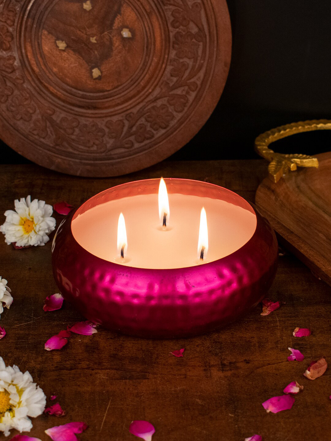 

StatueStudio Pink Wax Candle Holder