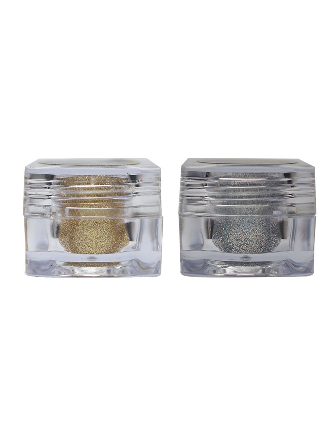 

Veoni BELLE Set Of 2 Glitter Eye Shadows 5gm Each - Pure Gold 15 & Diamond Starlit 18