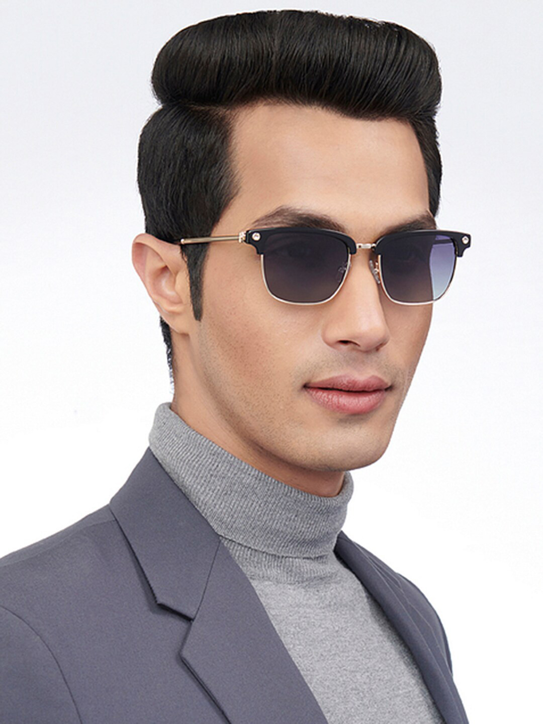 

John Jacobs Lens & Oversized Sunglasses with Polarised and UV Protected Lens 207043, Grey