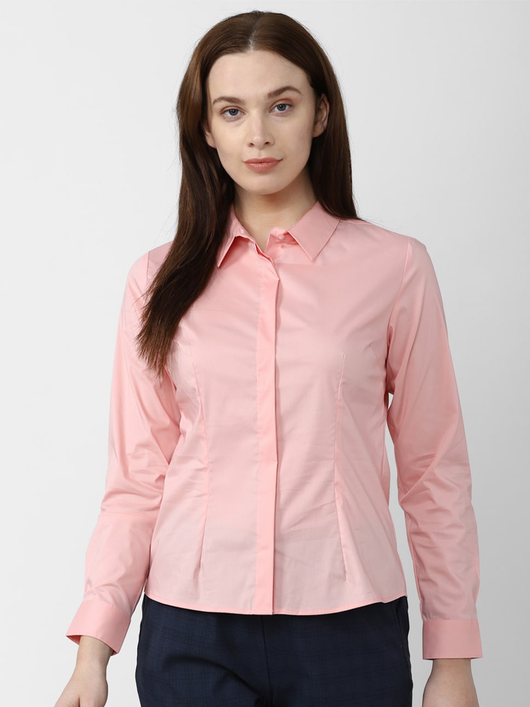 

Van Heusen Woman Formal Shirt, Peach