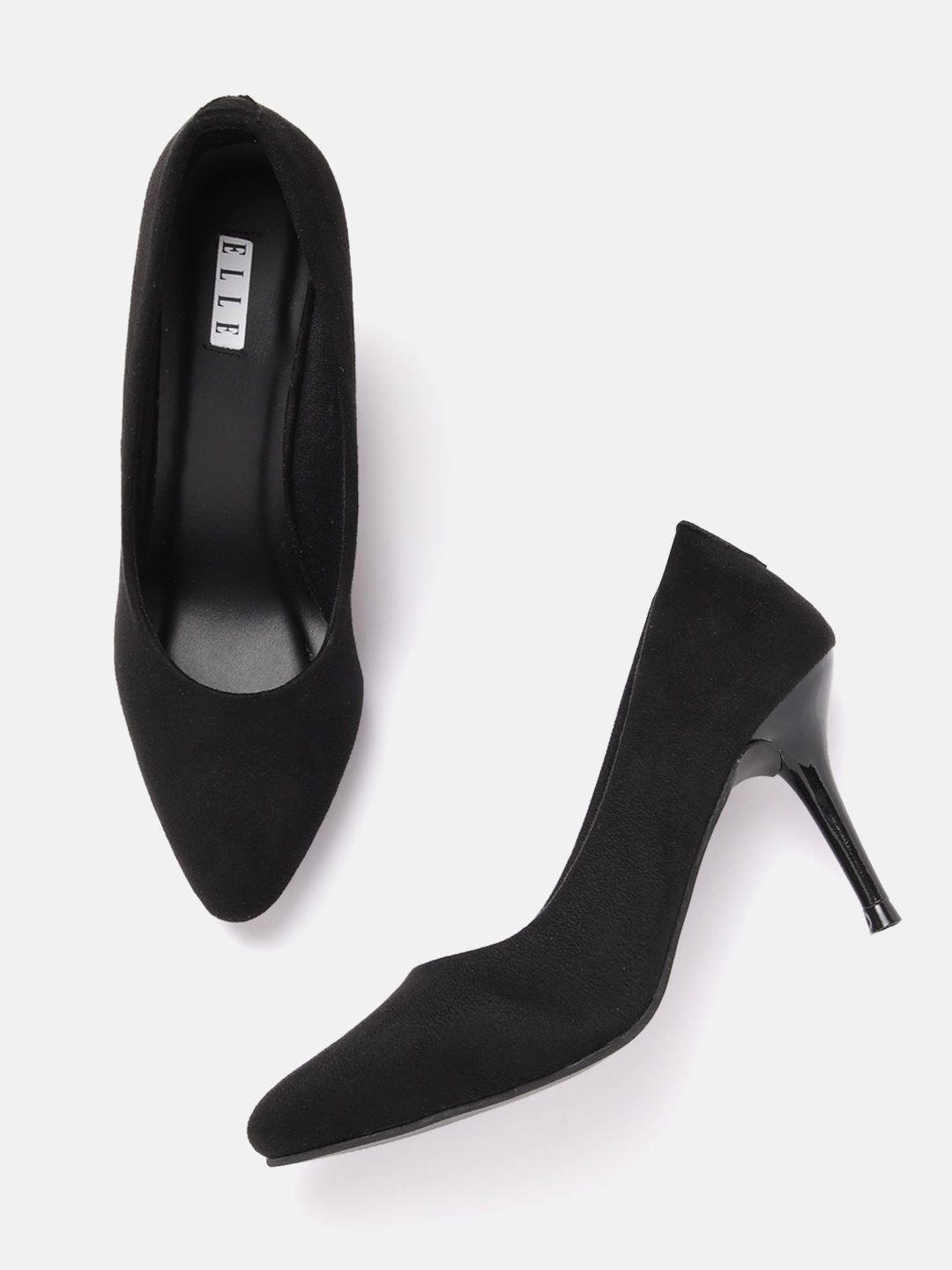 

ELLE Women Slim Heel Pumps, Black
