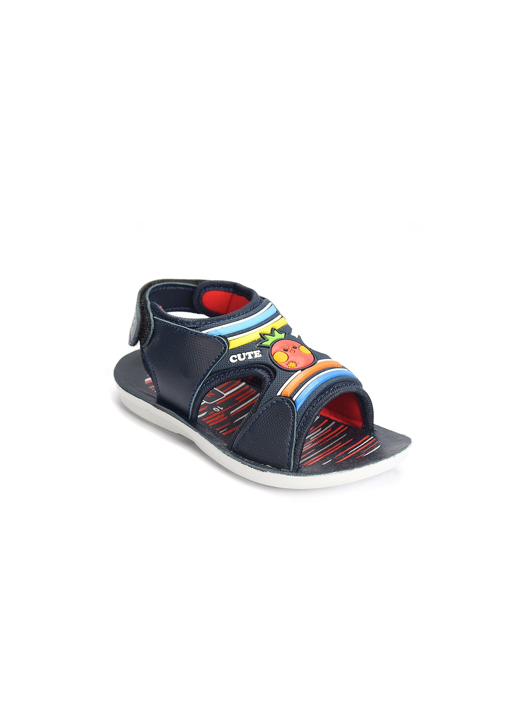 

Ajanta Boys Striped Comfort Sandals, Navy blue