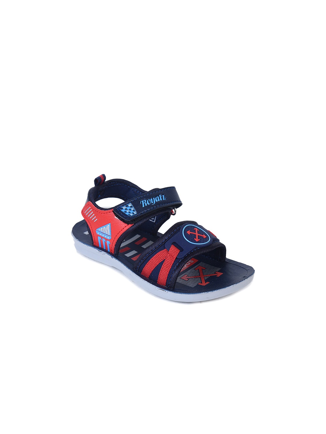 

Ajanta Boys Colourblocked Sports Sandals, Navy blue