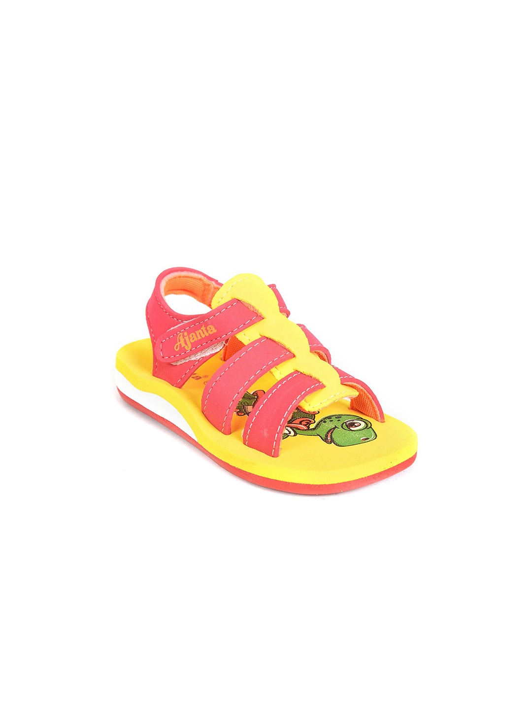 

Ajanta Boys Colourblocked Velcro Closure Comfort Sandals, Yellow