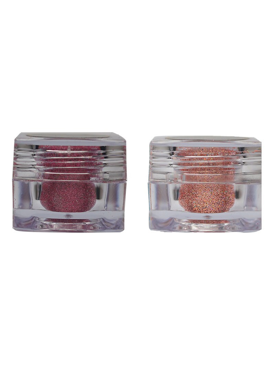 

Veoni BELLE Set Of 2 Glitter Eye Shadows 5gm Each - Frozen Pink 19 & Peach 11