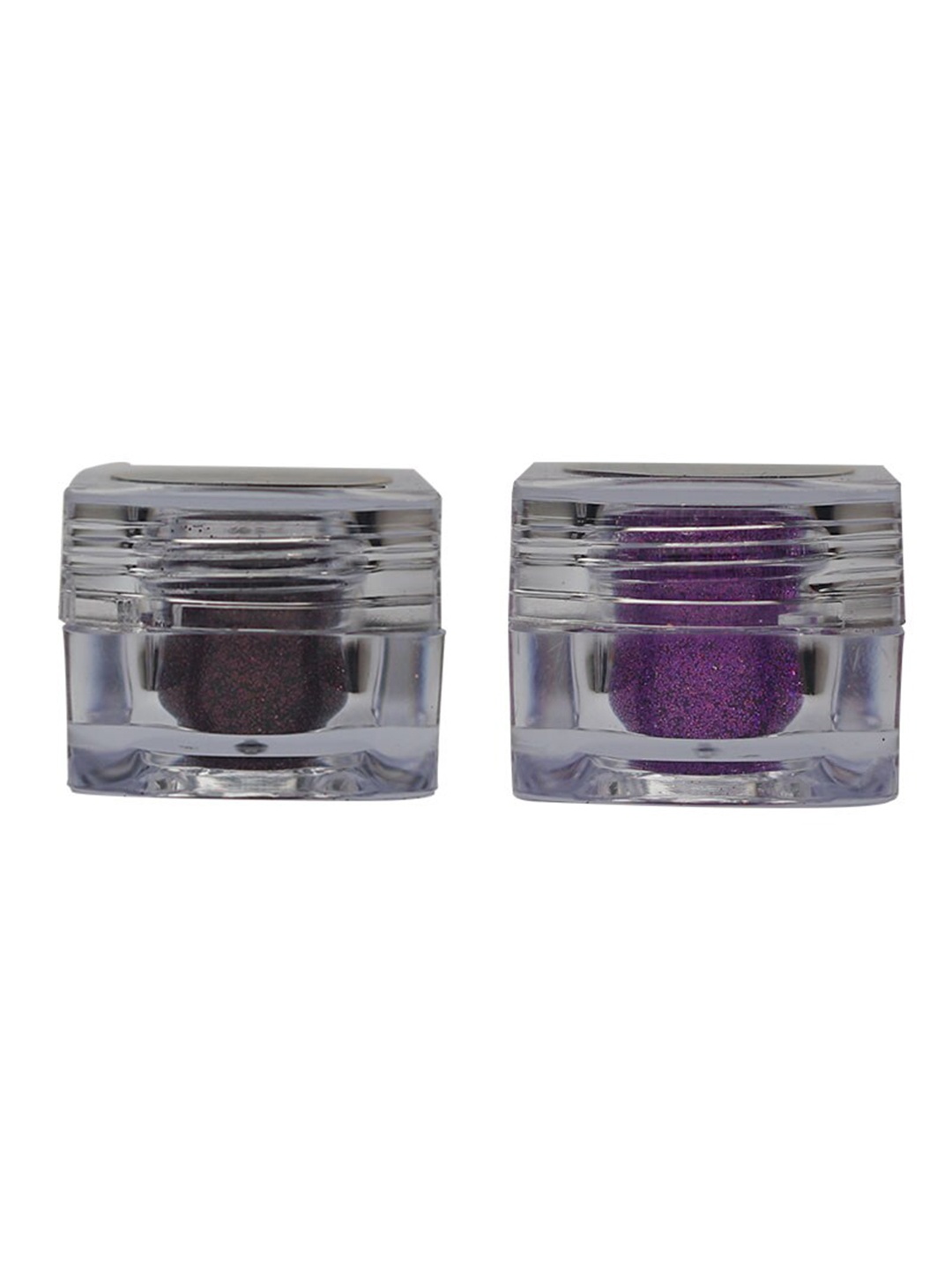 

Veoni BELLE Set Of 2 Glitter Eye Shadows 5gm Each - Wine07 & Violet Purple10, Blue