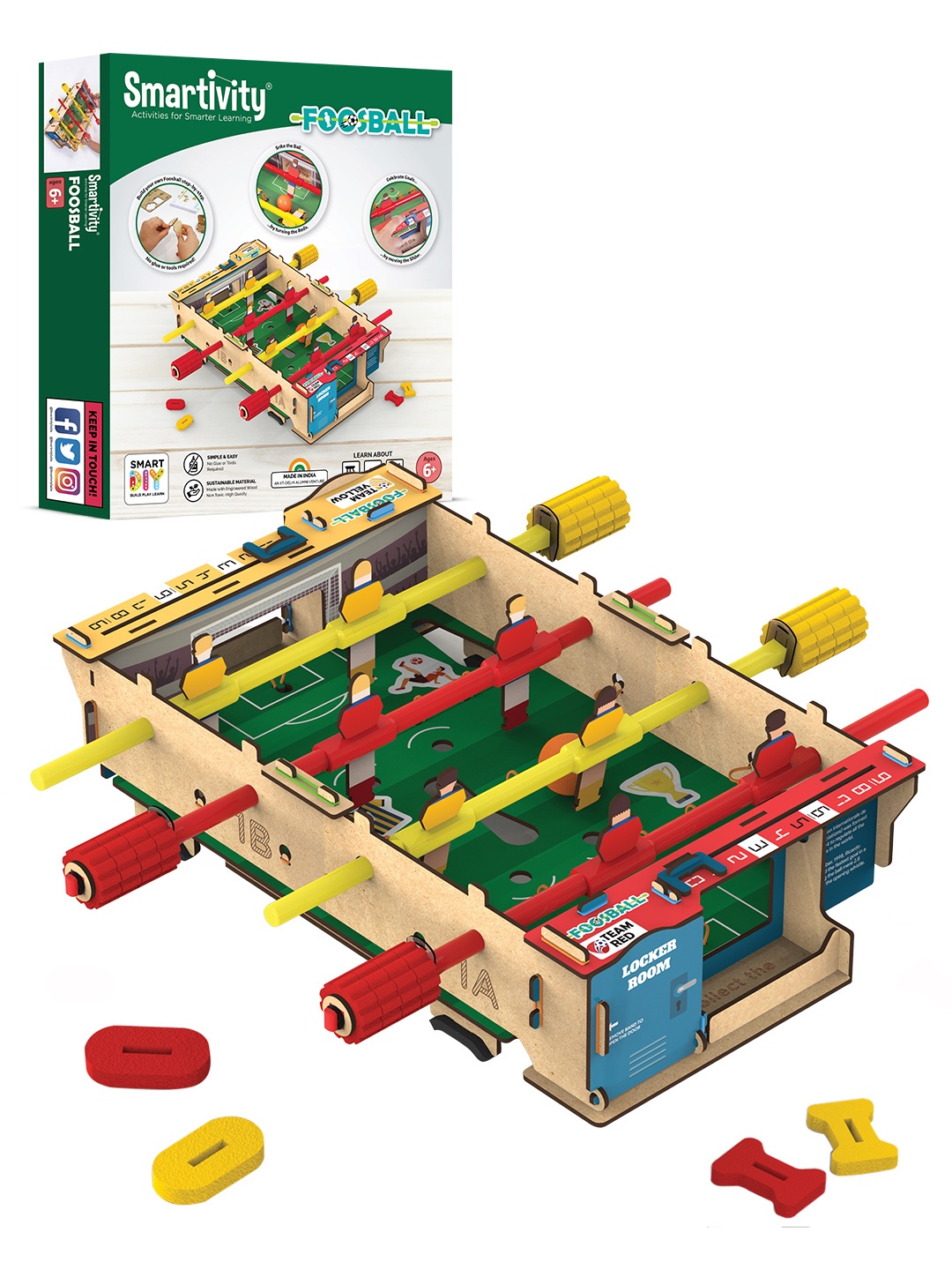 

Smartivity Wood Foosball, Multi