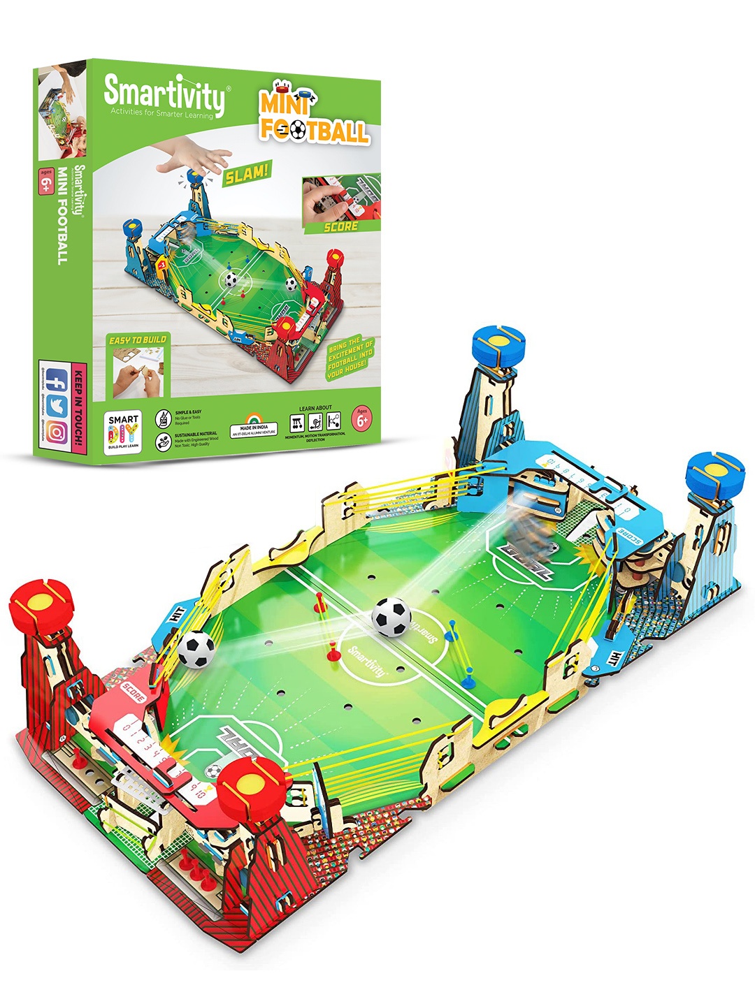 

Smartivity Mini Football Activity Toy, Green
