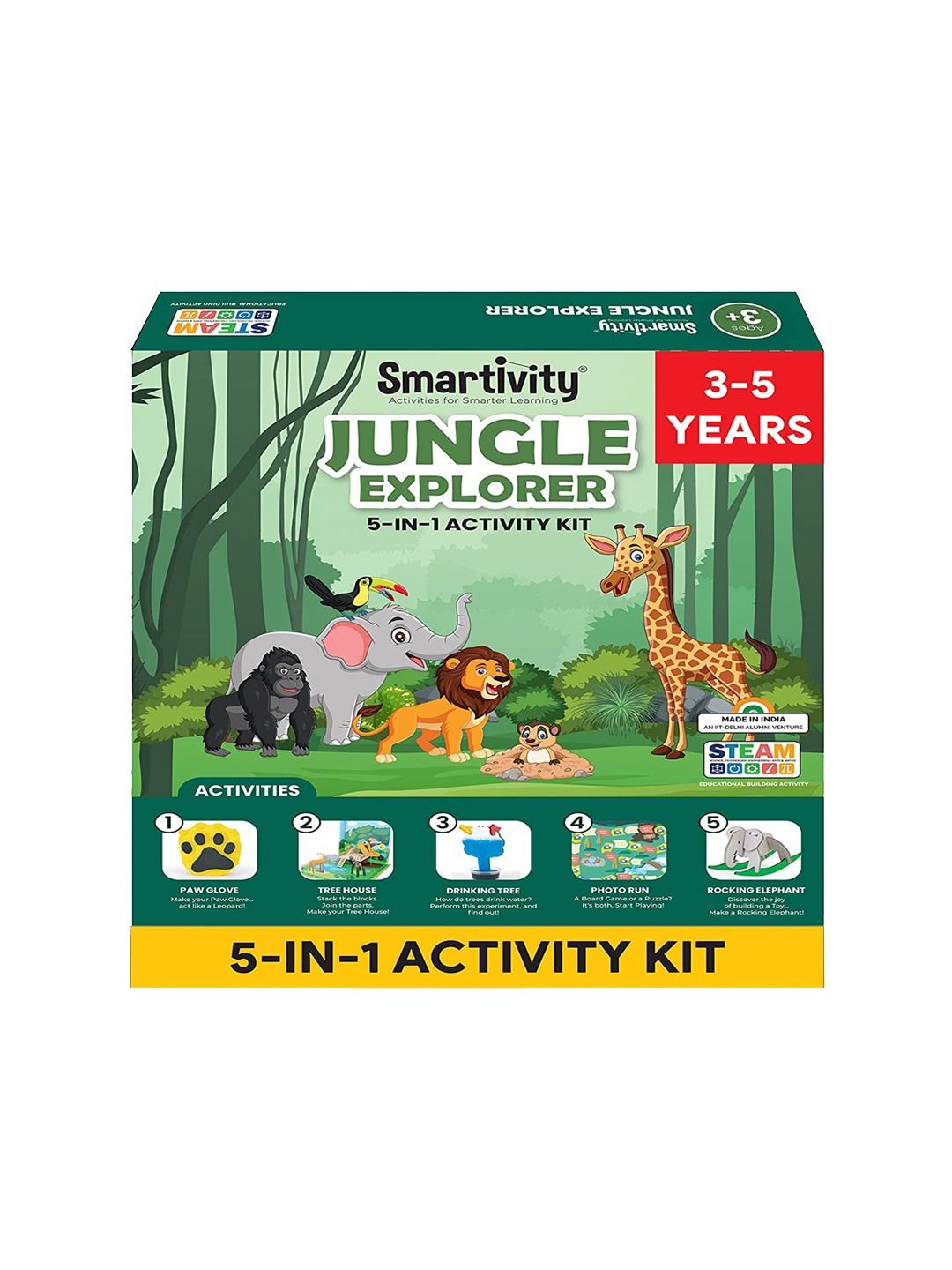 

Smartivity Jungle Explorer Activity Toy, Green