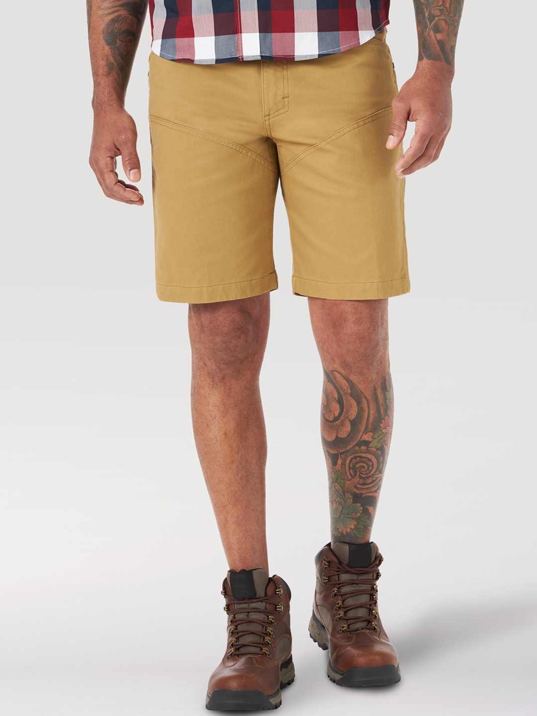 

Wrangler Men Mid-Rise Cotton Regular Shorts, Brown