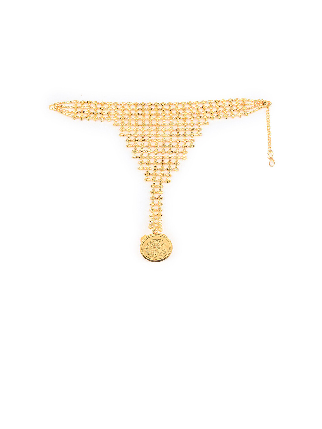 

ODETTE Women Gold-Plated Ring Bracelet