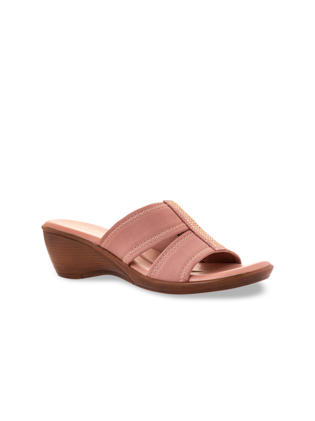 

Khadims Peep Toes Comfort Heels, Pink