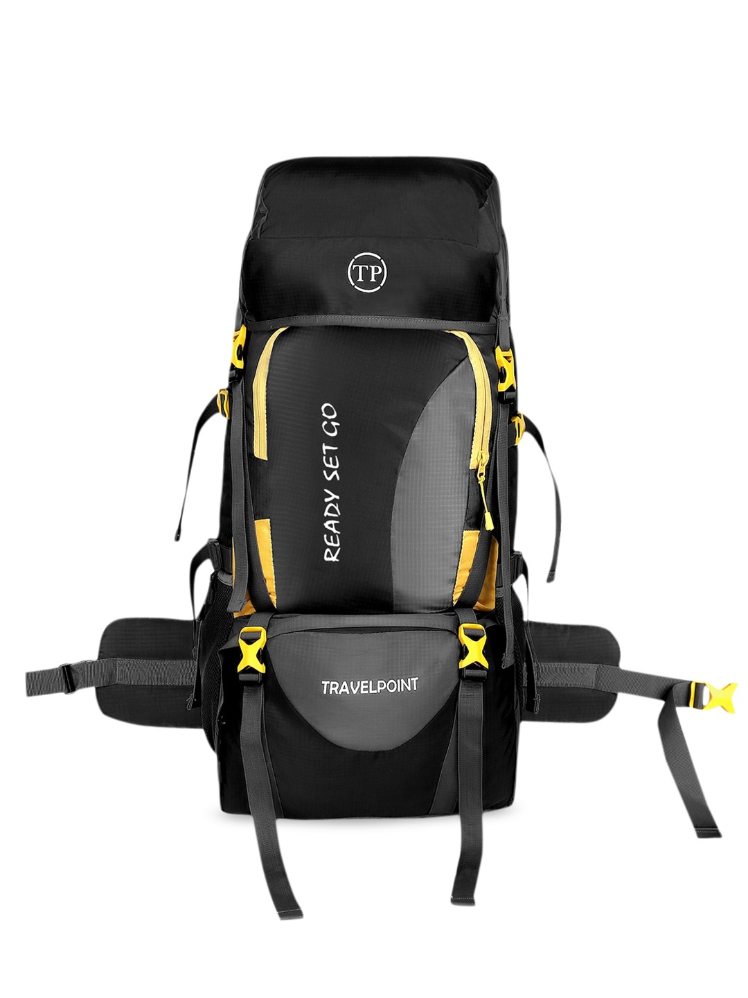 

TRAVEL POINT Brand LogoRucksack, Black