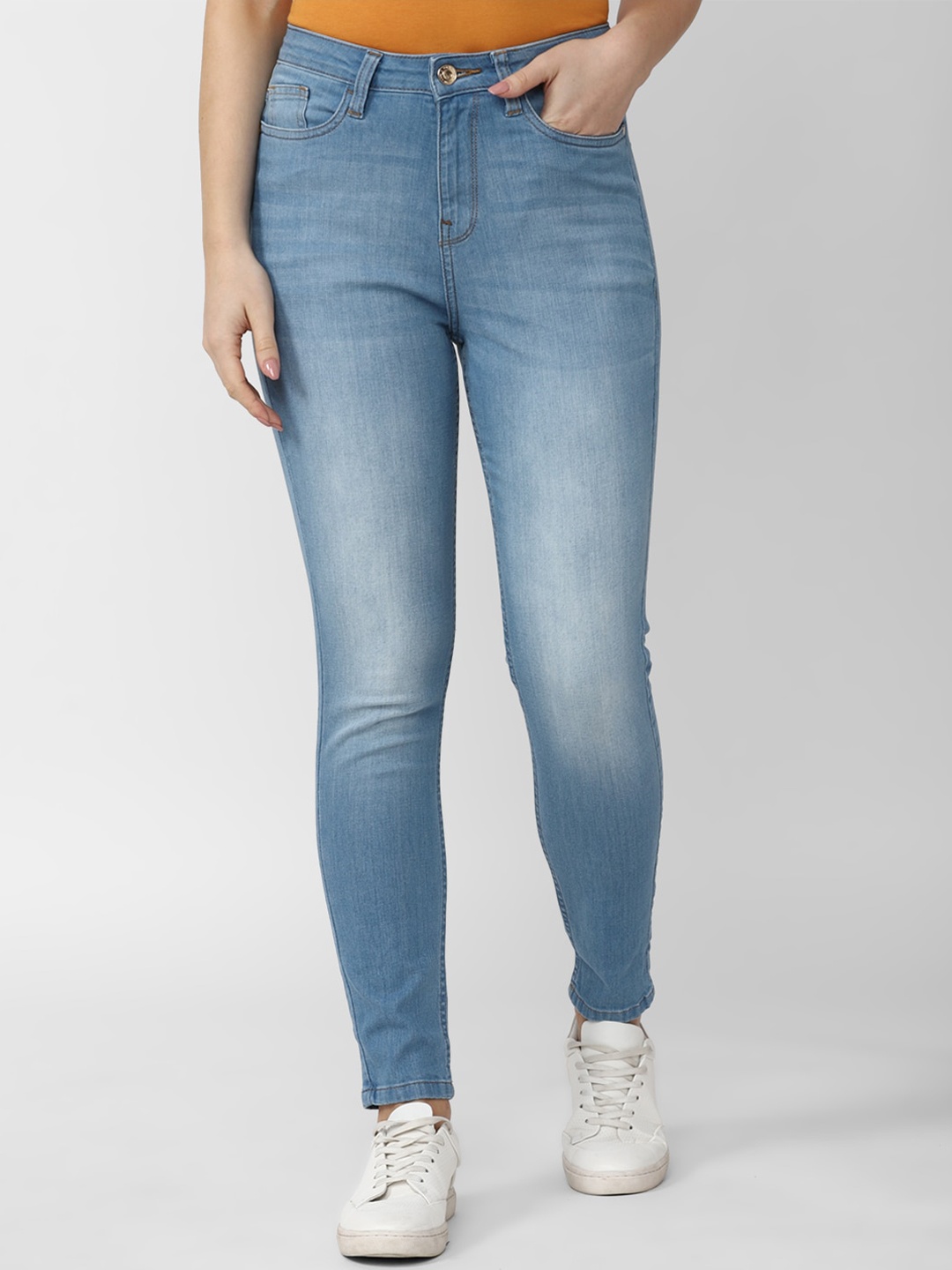

Van Heusen Woman Skinny Fit Heavy Fade Jeans, Blue