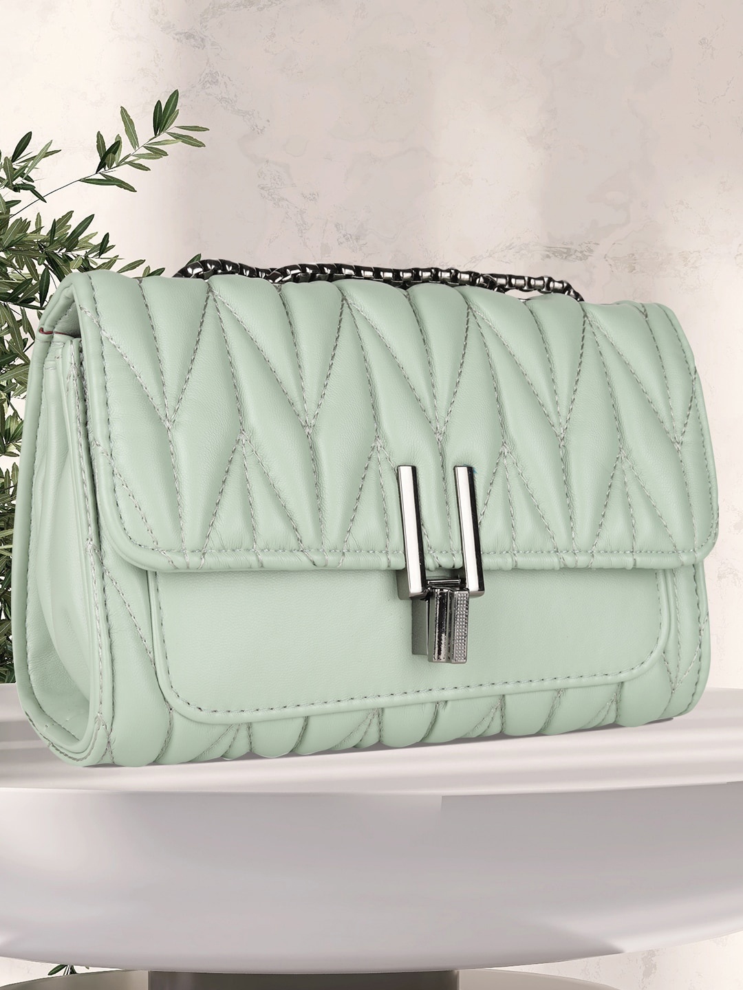 

MINI WESST Sling Bag with Quilted, Green