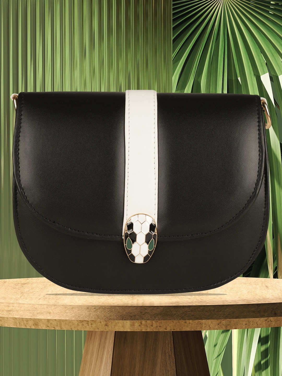 

MINI WESST Structured Shoulder Bag, Black