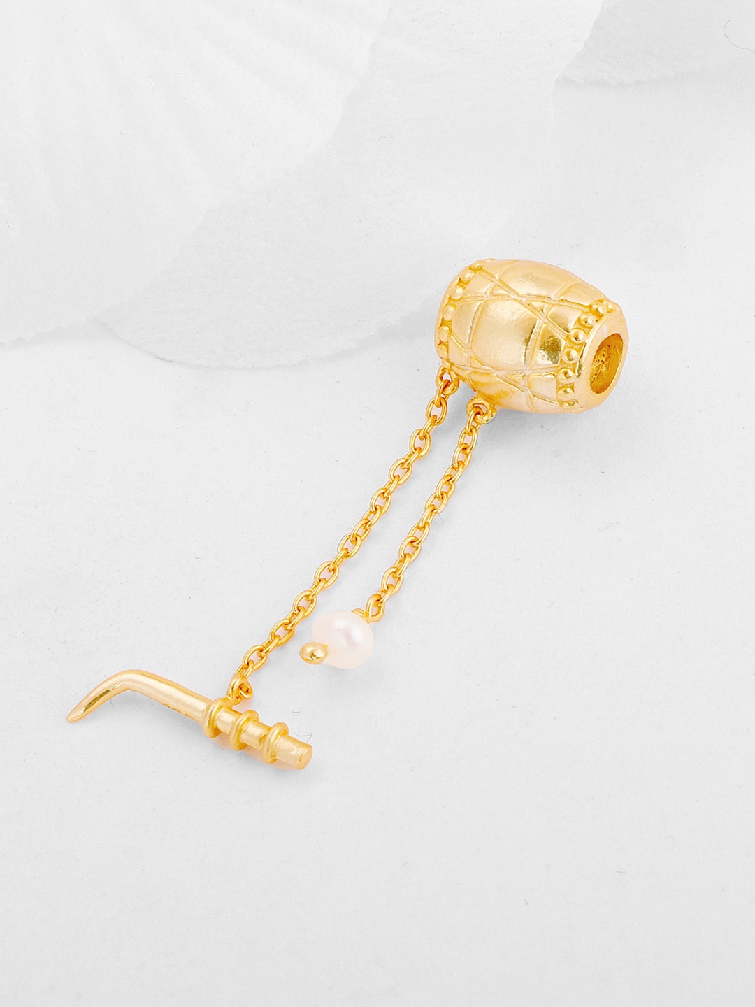 

GIVA 925 Sterling Silver Dhol Charm, Gold