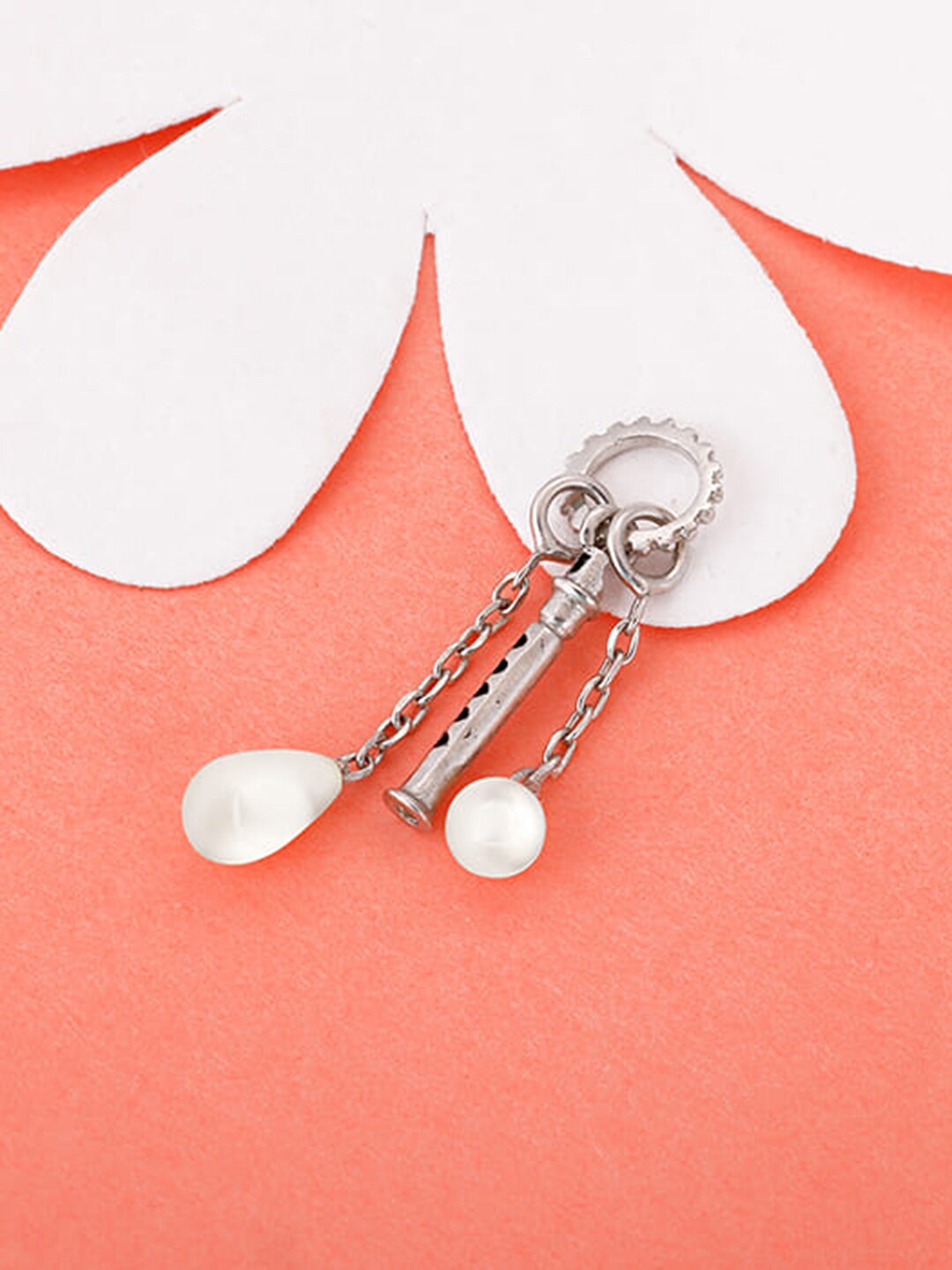 

GIVA 925 Sterling Silver Twin Pearl Charm