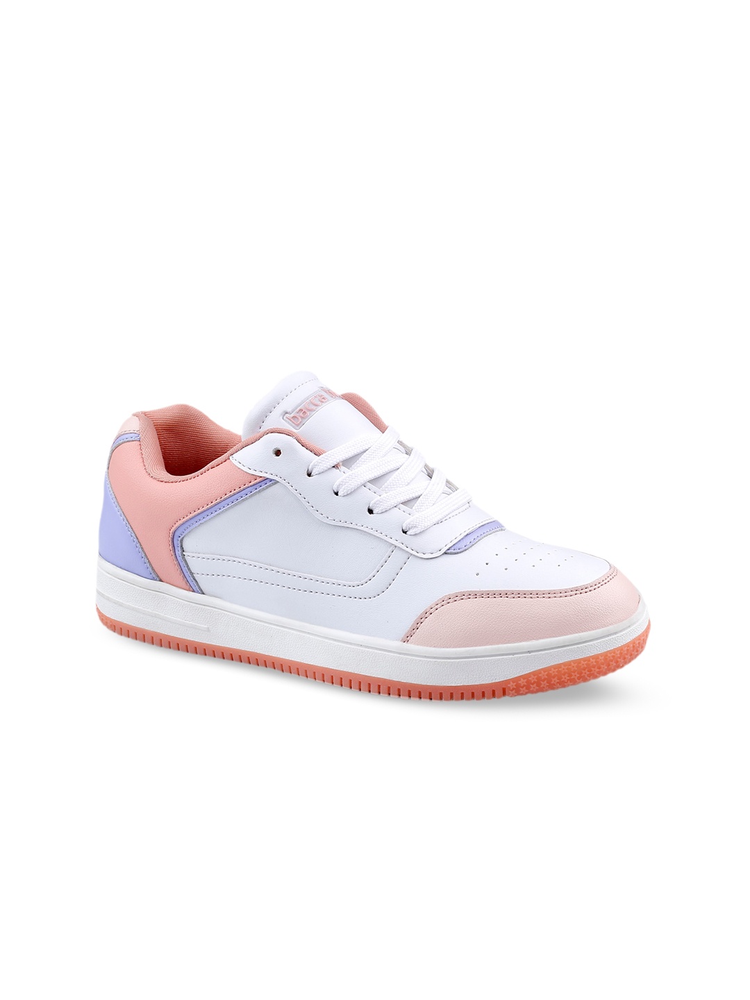 

bacca bucci Women Perforated Colourblocked Sneakers, White