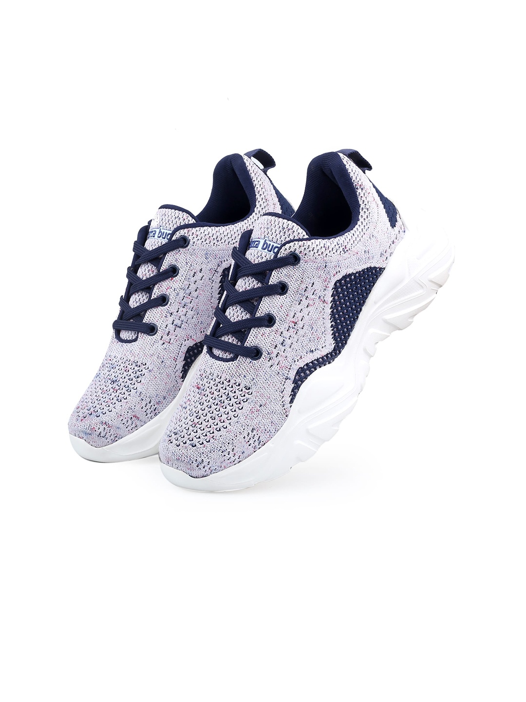 

bacca bucci Women Woven Design Sneakers, Lavender