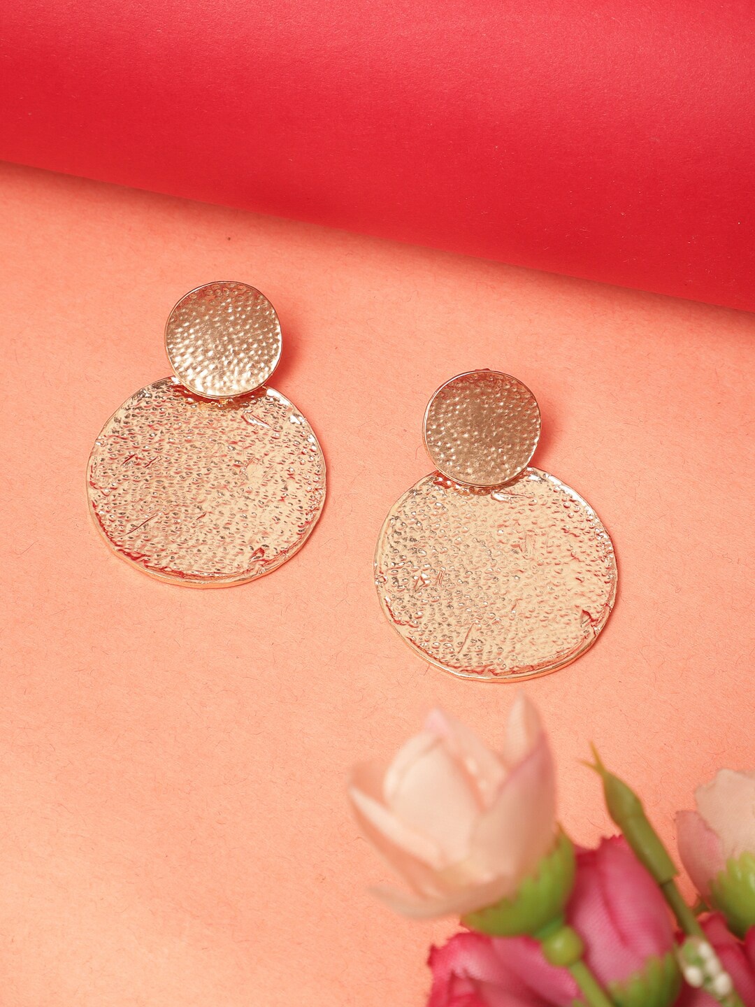 

Madame Rose Gold-Plated Contemporary Drop Earrings