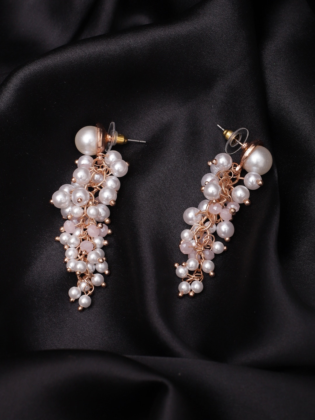 

Madame Rose Gold-Plated Contemporary Drop Earrings
