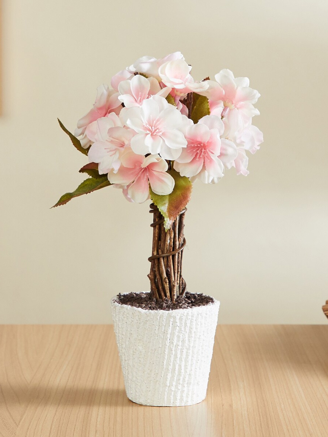 

Home Centre Gardenia Pink & White Plant With Pot