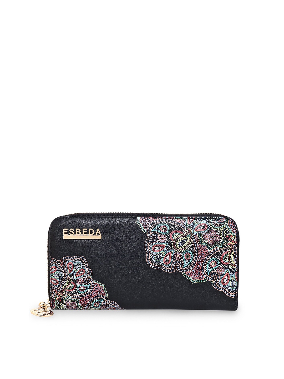 

ESBEDA Women Ethnic Motifs Printed Wallet, Black