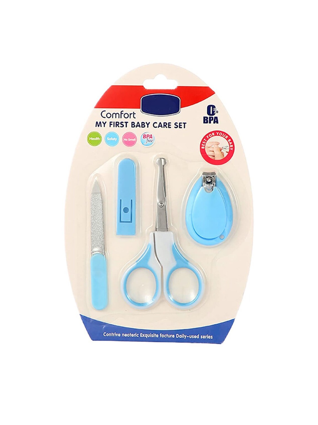 

YOUSTYLO Durable Baby 4-in-1 Safe Nail Clippers, Blue