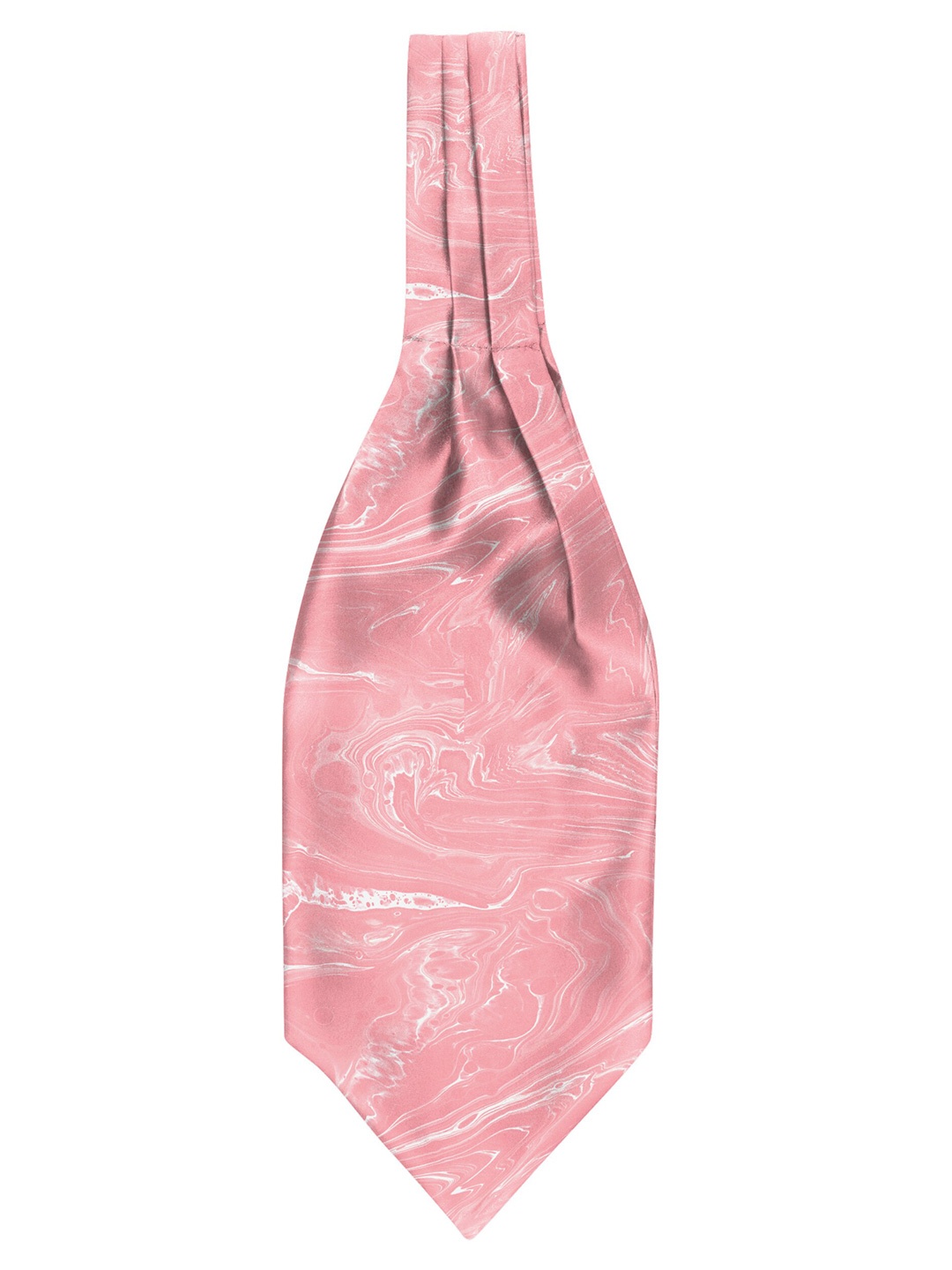 

Blacksmith Men Printed Satin Formal Ascot Tie, Pink