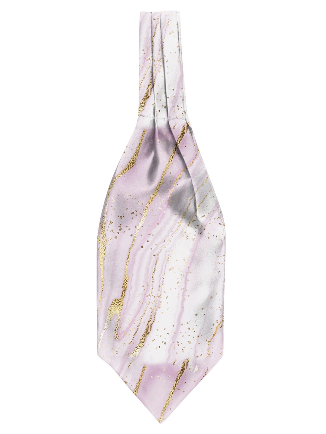 

Blacksmith Men Printed Satin Formal Ascot Tie, Lavender