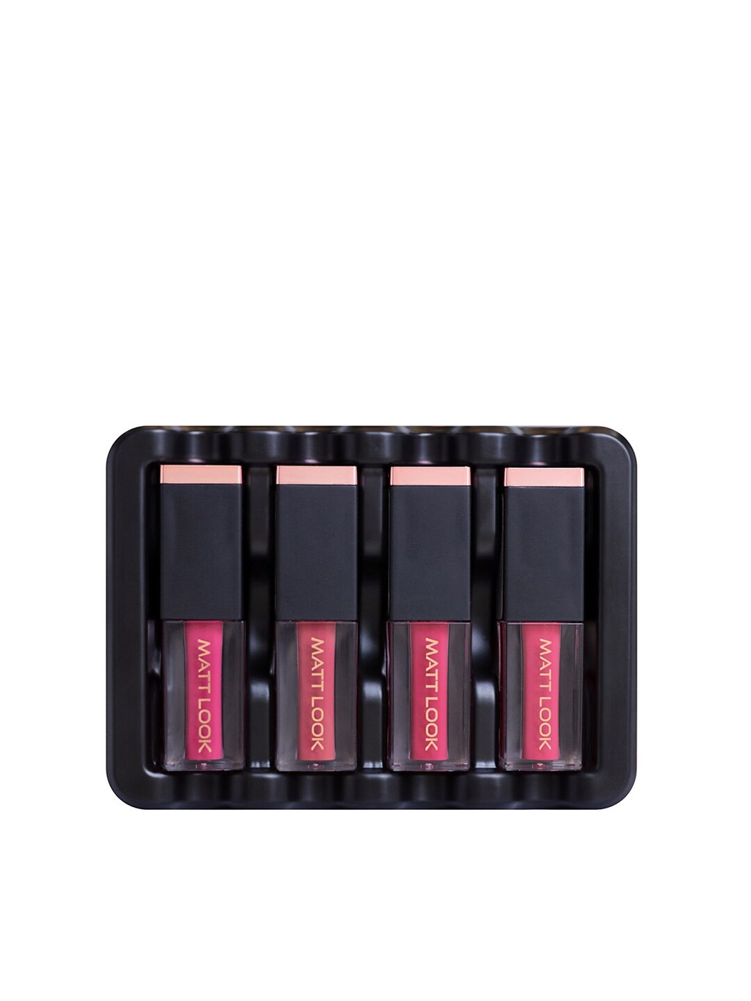 

MATTLOOK Set Of 4 Power Stay Matte Liquid Lipsticks - 2.5 ml Each, Pink