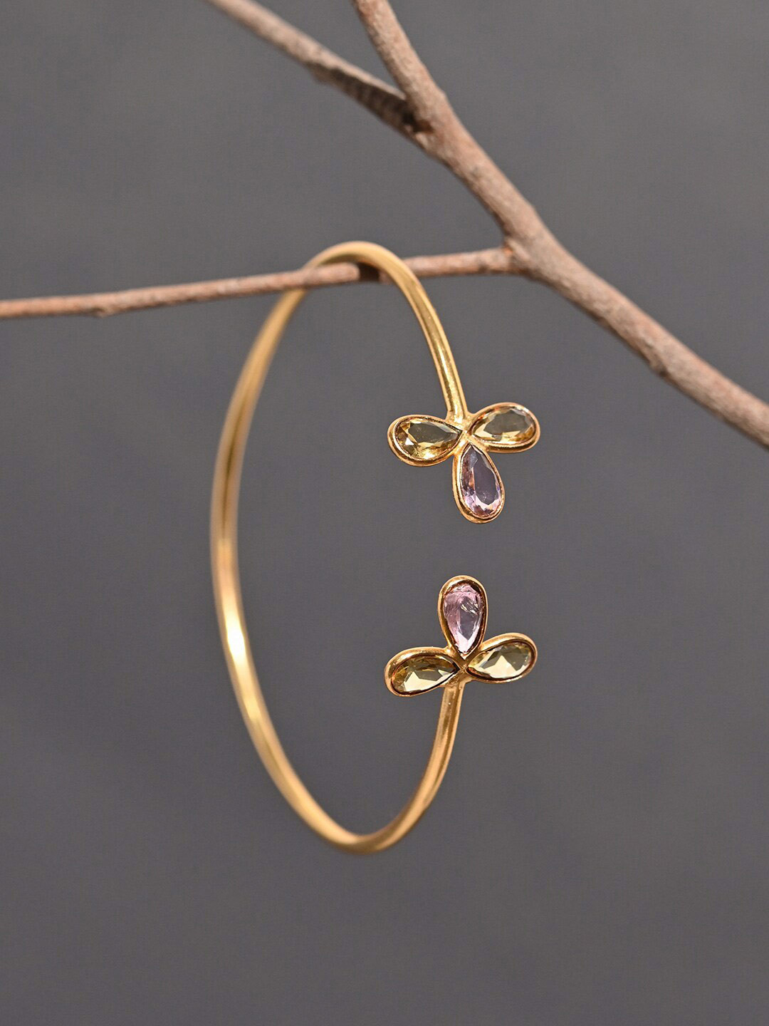 

XPNSV Women Gold-Plated Bangle-Style Bracelet
